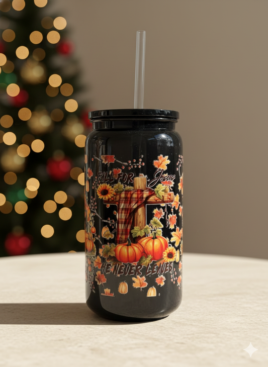 Fall For Jesus(Cross&Leaves) - Holiday Hot Cocoa Gift Box