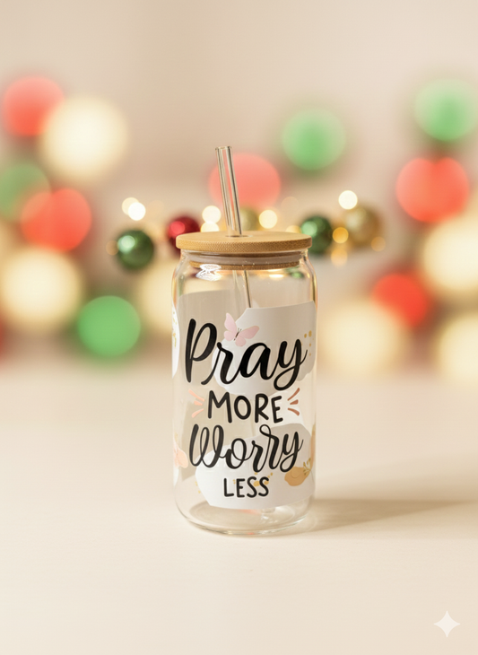 Pray More Worry Less - Holiday Hot Cocoa Gift Box