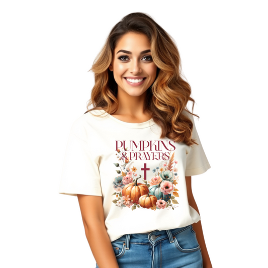 Pumpkins and Prayer T-Shirt